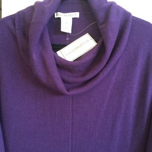 REQUIREMENTS Amethyst Cowl Neck Sweater NWT